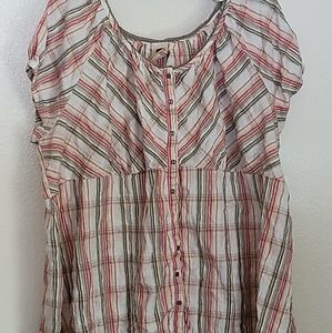 Faded Glory stretch blouse plus size 3X